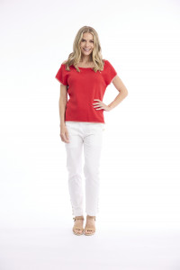 Knit Top Squareneck