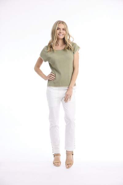 Knit Top Squareneck
