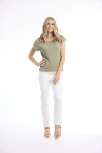 Knit Top Squareneck
