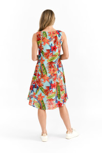 Estelle Crew Neck Sleeveless Dress
