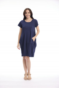 Cotton Knit Dress Bubble