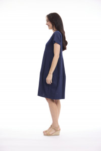 Cotton Knit Dress Bubble