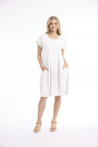 Cotton Knit Dress Bubble