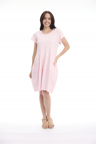 Cotton Knit Dress Bubble