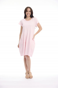 Cotton Knit Dress Bubble