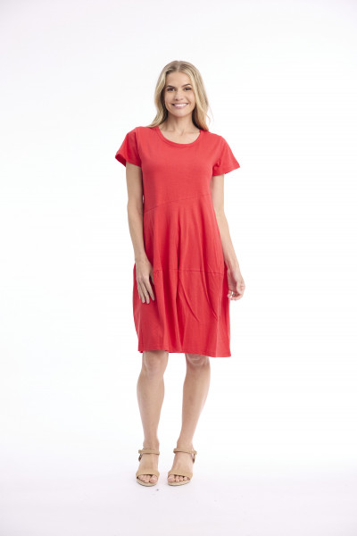 Cotton Knit Dress Bubble
