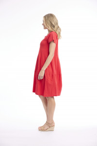 Cotton Knit Dress Bubble