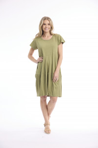Cotton Knit Dress Bubble