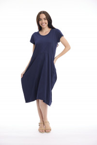 Cotton Knit Dress Bubble