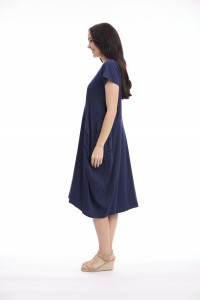 Cotton Knit Dress Bubble