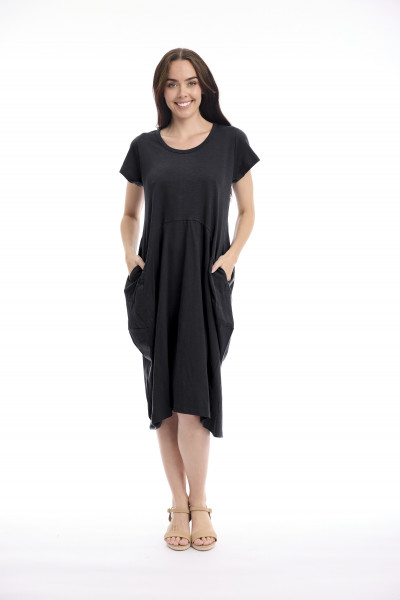Cotton Knit Dress Bubble