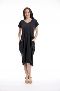 Cotton Knit Dress Bubble