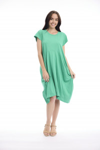 Cotton Knit Dress Bubble