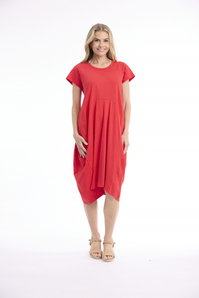 Cotton Knit Dress Bubble