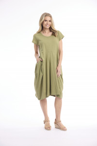 Cotton Knit Dress Bubble