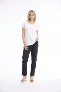 Cotton Knit Tee Crew