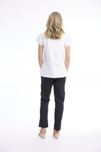 Cotton Knit Tee Crew
