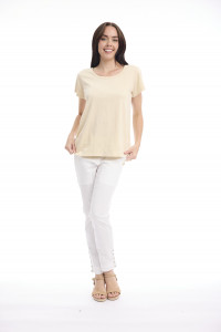 Cotton Knit Tee Crew