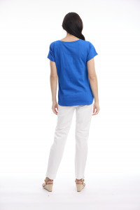 Cotton Knit Tee Crew