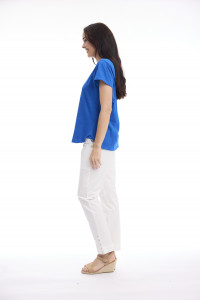 Cotton Knit Tee Crew