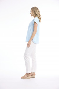 Cotton Knit Tee Crew