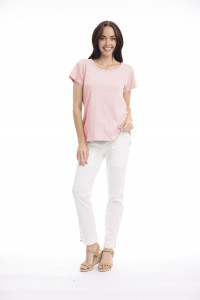 Cotton Knit Tee Crew