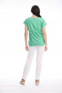 Cotton Knit Tee Crew