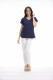 Cotton Knit Tee V