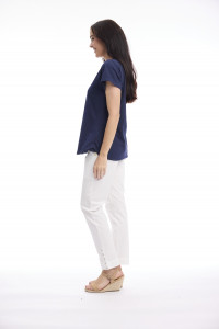 Cotton Knit Tee V