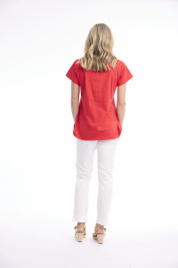 Cotton Knit Tee V