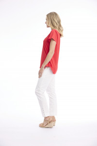 Cotton Knit Tee V