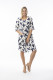 Nazca Dress Boxy Elbow Sleeve