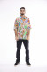 Men Shirt Short Sleeve Collar
