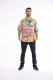 Men Shirt Short Sleeve Collar