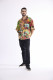 Men Shirt Short Sleeve Collar