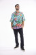 Men Shirt Short Sleeve Collar