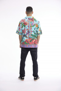 Men Shirt Short Sleeve Collar