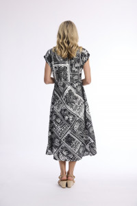 Pampellone Dress Cap Sleeve