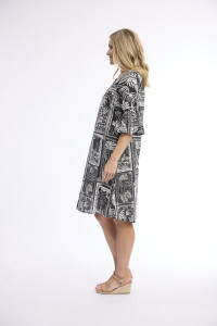 Pampellone Dress Contemporary Frill Sleeve