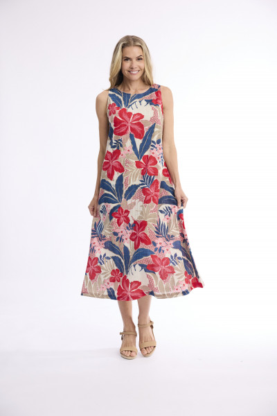 Cavailon Dress Midi Sleeveless