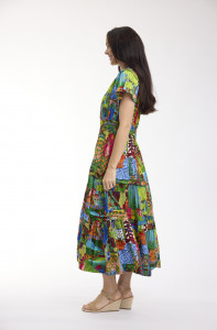Le Moulin Dress Maxi Short Sleeve
