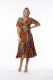 Al Bichar Dress Godet Short Sleeve