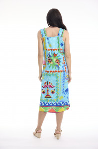 Camellias Dress Strappy Maxi
