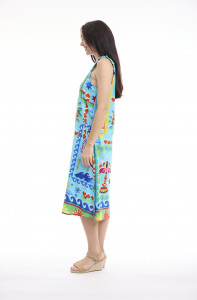 Camellias Dress Strappy Maxi
