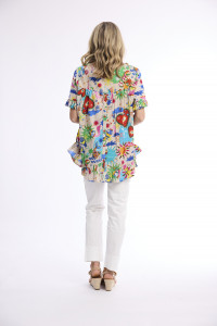 Camellias Top Frill