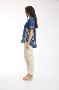 Liberte Blue Top Frill