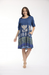 Liberte Blue Dress Contemporary
