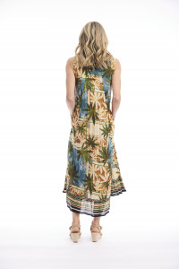 Allard Dress Maxi V Sleeveless
