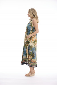 Allard Dress Maxi V Sleeveless