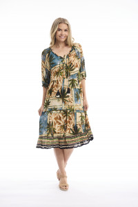 Allard Dress Layers Puff Sleeve